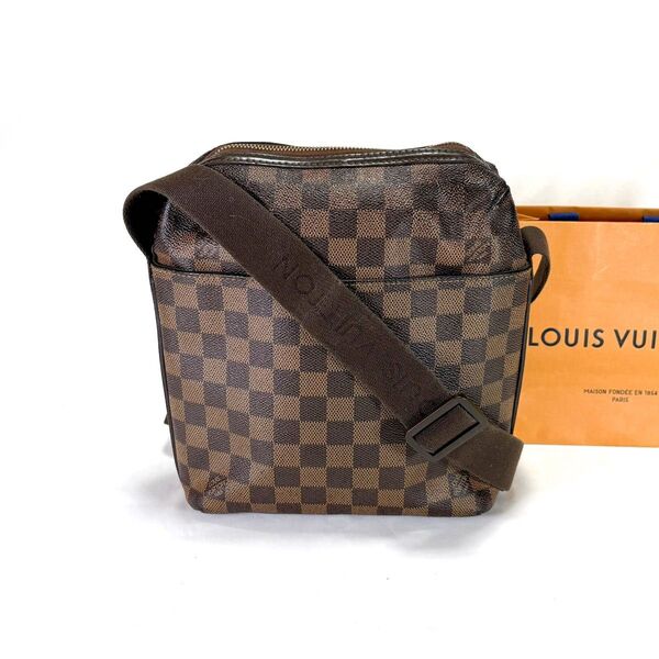 ルイヴィトン LOUIS VUITTON ショルダーバッグ ダミエレザー トロターボブール エベヌ クロスボディバッグ ブラウン