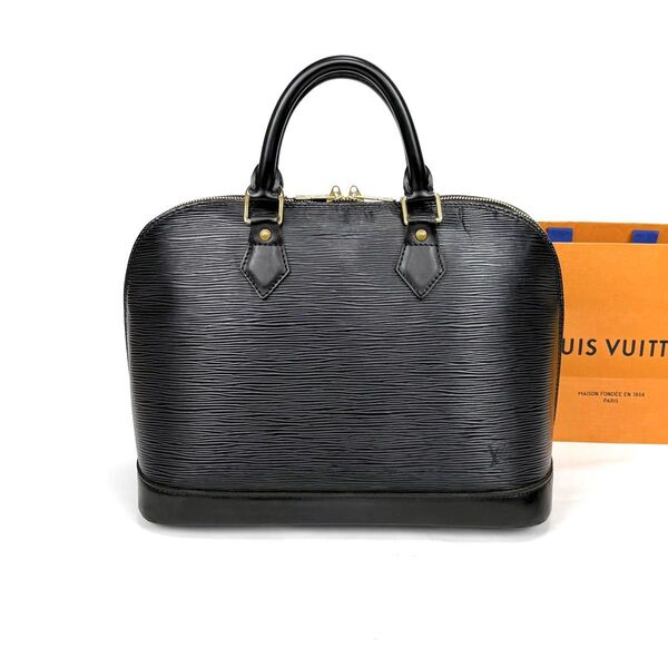 LOUIS VUITTON ルイヴィトン アルマPM ブラック ノワール エピレザー ハンドバッグ ミニトートバッグ
