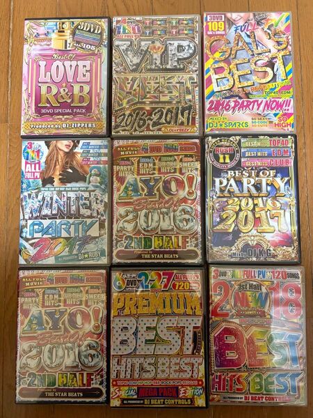 DJ MIX DVDランダムセット 2010〜2019 10枚セット
