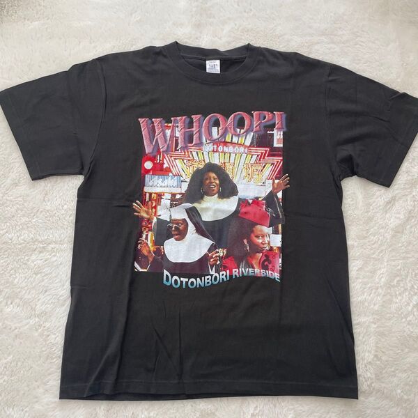 天使にラブ・ソングを ウーピー・ゴールドバーグ tシャツ XL 道頓堀川