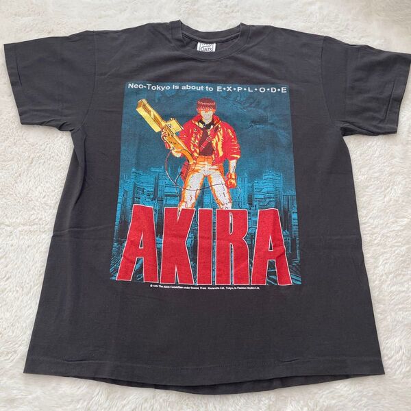 AKIRA アキラ XL金田鉄雄 USA製 Tシャツ シングルステッチ ブラック