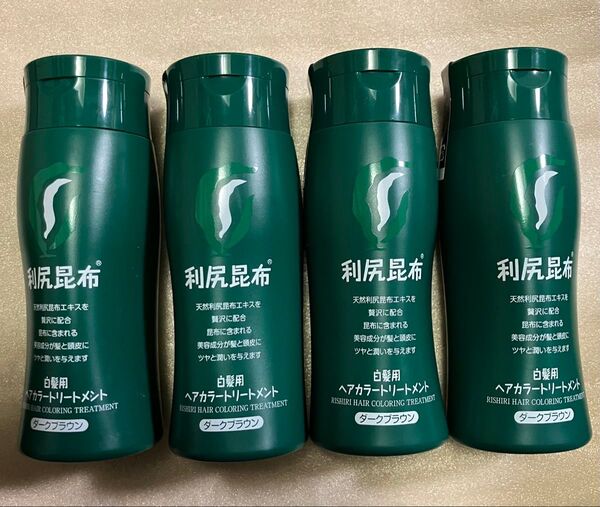 Sastty 白髪用 利尻ヘアカラートリートメント 200g ダークブラウン 4個セット 未使用 未開封