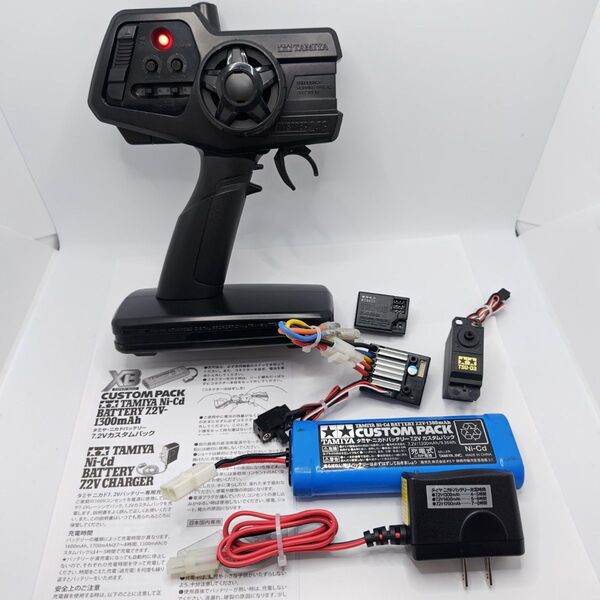 【タミヤ】ブラシレス ドライブセット ① ファインスペック TRU-08 TBLE-04S TSU-03 カスタムパック 充電器
