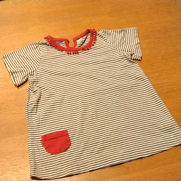 Ribbon Casket 子供服 半袖 ワンピース 100サイズ