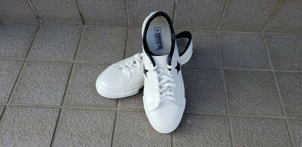 CONVERSE コンバース ONE STAR ワンスター ブラック ホワイト 白 黒 定価24,200円 US9.5 28センチ