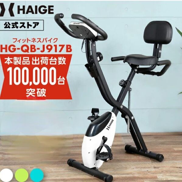 新品!!ハイガー エアロバイク フィットネスバイク ルームバイク HAIGE ダイエット 有酸素