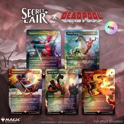 【MTG】Secret Lair x Marvel’s Deadpool Foil Edition