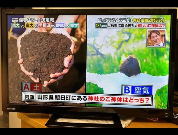 美品TOSHIBA REGZA 24S12 液晶テレビ