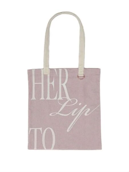 Herlipto HLT Flat Logo Tote rose 名古屋限定