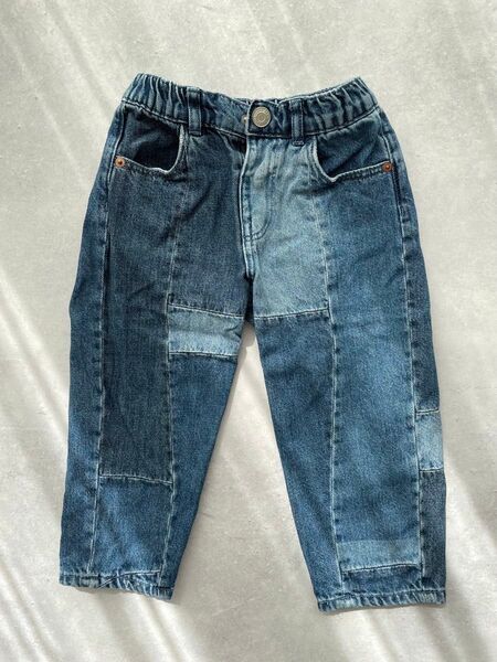 【ZARA】pants2本set 【2-3y(98)】デニム ザラ ザラキッズ ブラックデニム ジーンズ デニムパンツ ボトムス