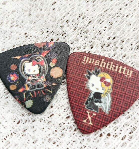 yoshikitty ヨシキティ ギターピック 2個セット Yoshiki サンリオピューロランド ハローキティ