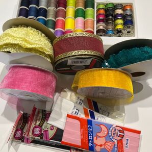 手芸用品(レース、糸、ボビン等