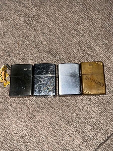 zippo ライター 4つ