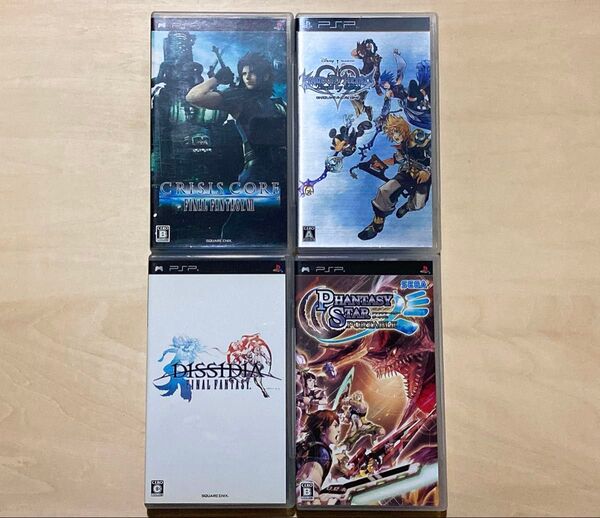 PSP クライシス コア ファイナルファンタジーVII & ディシディア & キングダムハーツ & ファンタシースターポータブル