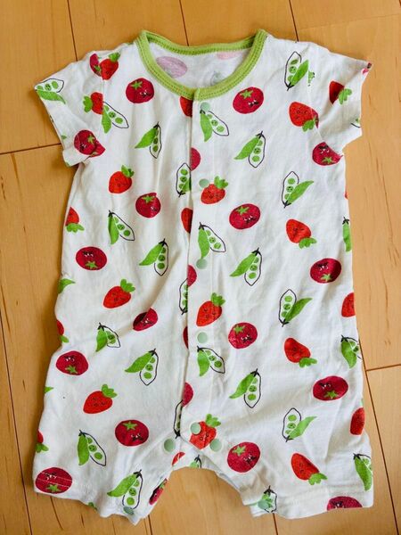 野菜柄ロンパース 60-70cm