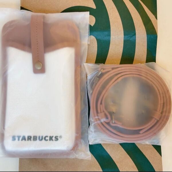 スターバックス マイカスタマイズジャーニーセット ショルダーパスケース スタバ Starbucks スマホショルダー 2025