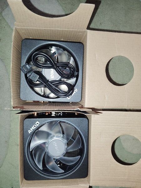 AMD リテールクーラー 2個 CPU ryzen Wraith PRISM