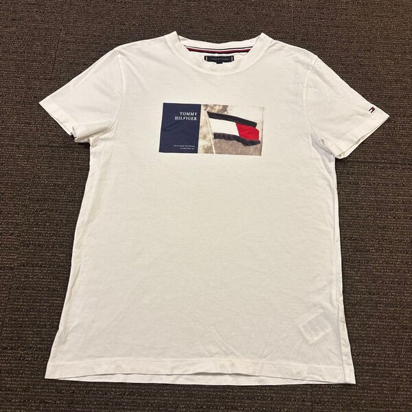 TOMMY HILFIGER トミーヒルフィガー 半袖 Tシャツ カットソー ホワイト