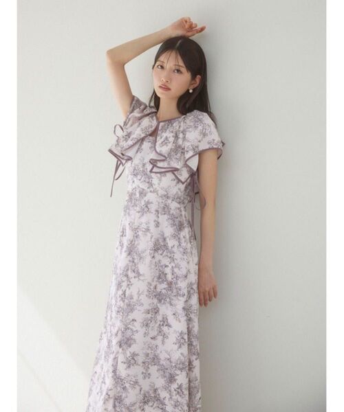出品5月23日まで! スナイデル ラッフルボレロパイピングワンピース