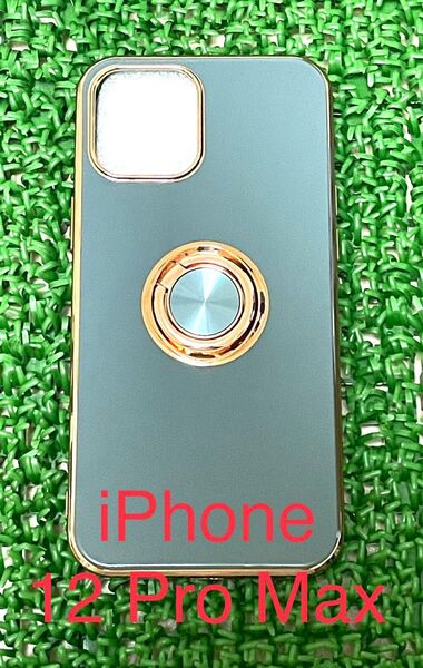 iPhone 12 Pro Max ケース TPUリング付き iphoneケース車載ケース - 007