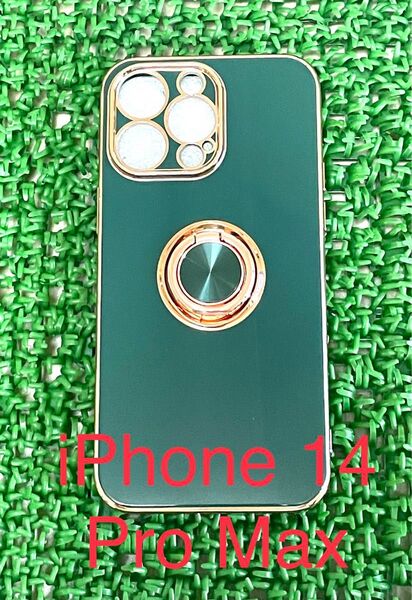iPhone 14 Pro Max ケース TPUリング付き iphoneケース車載ケース - 033
