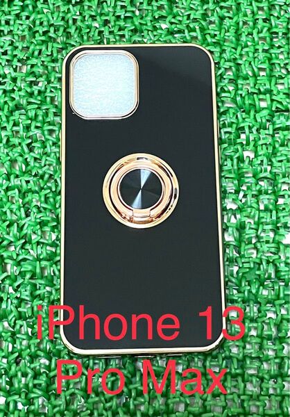 iPhone 13 Pro Max ケース TPUリング付き iphoneケース車載ケース - 045