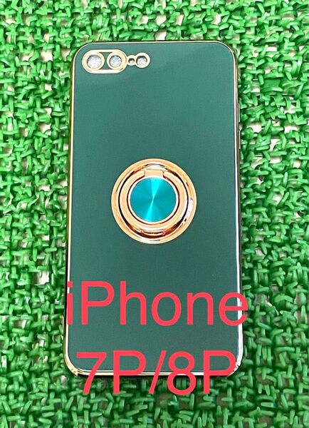 iPhone 7 PLUS/ 8 PLUS ケース TPUリング付き iphoneケース車載ケース - 012