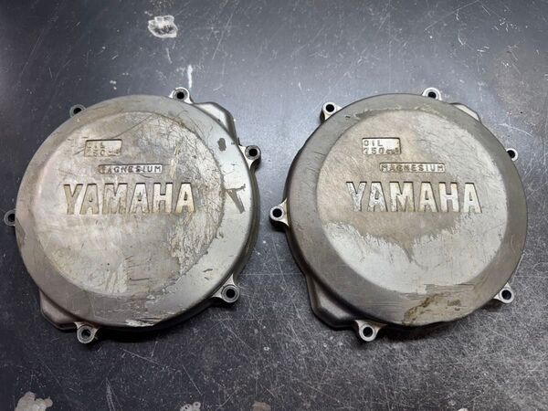 YZ250X クラッチカバー ジャンク 2個セット