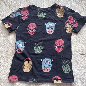 H&M Marvel マーベル 122/128 130 アベンジャーズ Tシャツ 半袖