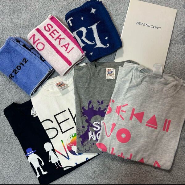 SEKAI NO OWARI セカオワ 世界の終わり 初期 非売品 グッズ Tシャツ タオル