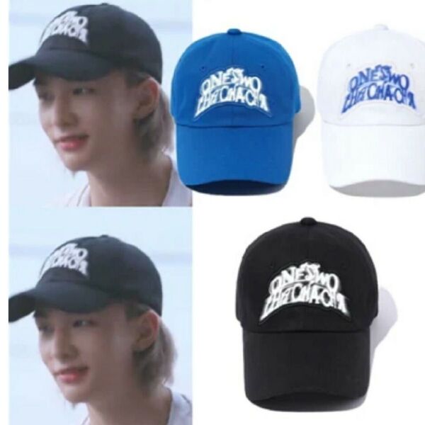 ヒョンジン着用 straykids WOOALONG キャップ 帽子 男女兼用 韓国ファッション 海外ファッション