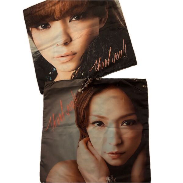 安室奈美恵 安室ちゃん LIVEグッズ クッションカバー2枚セット amuronamie 公式LIVEグッズ