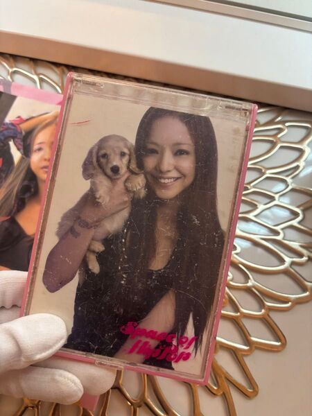 安室奈美恵 Space of Hippop 2005 ミラー 鏡 レア ハンカチおまけ付き