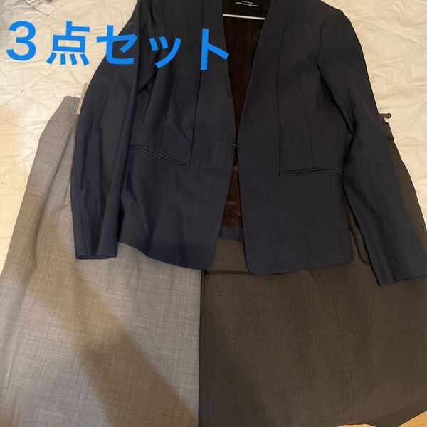 【スーツ3点】ユナイテッドアローズジャケット スカート Lサイズ