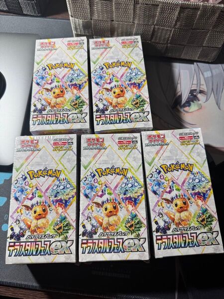 ポケモンカードゲーム テラスタルフェスex シュリンク付き 5BOX