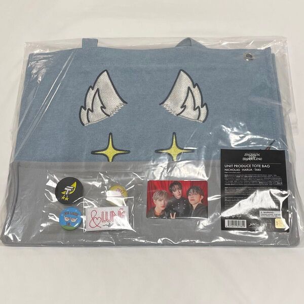 &TEAM アジツ アジアツアー トートバッグ NICHOLAS ニコラス HARUA ハルア TAKI タキ