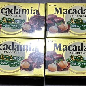ロッテ マカダミアチョコ 4箱