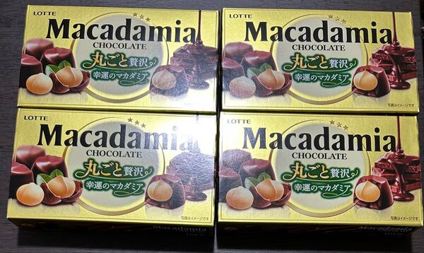 ロッテ マカダミアチョコ 4箱