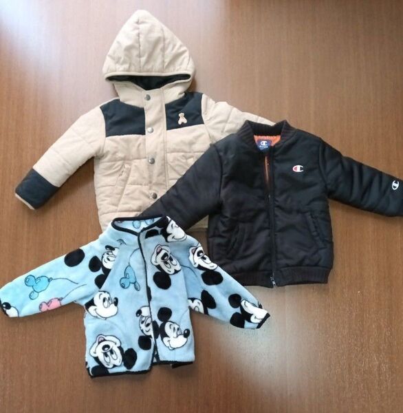 男の子 90cm 冬物 アウター 3点セット