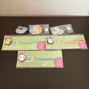 ちいかわマグネット3個セット休み、マグネットレアちいかわケーブルタイ