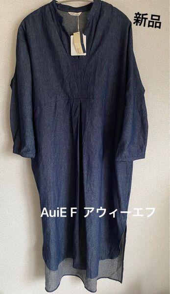 新品タグ付き AuiE F アウィーエフ Greedy Brilliant グレディブリリアン デニムワンピース サイズ38