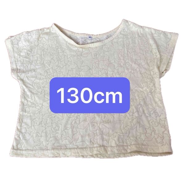 Tシャツ130cm トップス 女の子 星柄 キッズ カットソー マックハウス