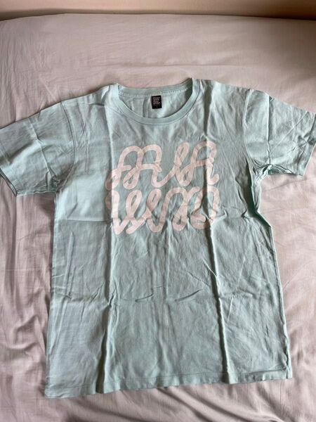 グラニフ 水色 デザイン Tシャツ