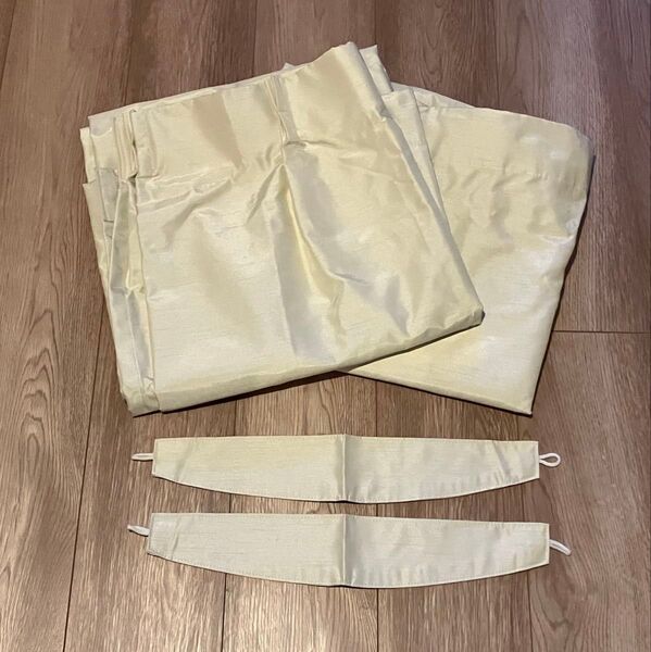無印良品 ★ カーテン ポリエステル熱を通しにくいシャンタン(遮光性)