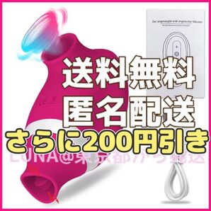 最安値!新品 匿名発送 ピンク バイブレーター 2in1 ウーマナイザー マッサージ器 吸うやつ ハンディマッサージャー 美顔器