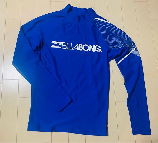 BILLABONG メンズラッシュガード 青 ブルー 紳士水着 長袖ラッシュガード UVカット