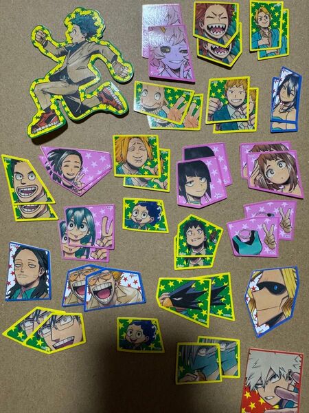 僕のヒーローアカデミア展 ヒロアカ展 特典 ステッカー 緑谷出久 デク 爆豪勝己 オールマイト 相澤消太