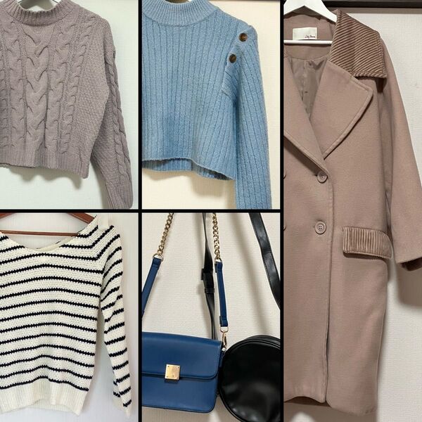 レディース 冬服 まとめ売り ニット セーター バッグ コート ブランド