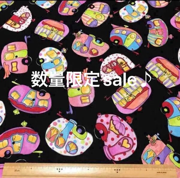 sale♪ロラライハリス生地 Tipsy Trailerブラック