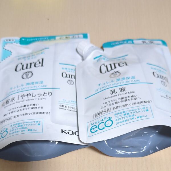 キュレル 化粧水 I(ややしっとり)詰替/130ml 乳液詰替100(ml